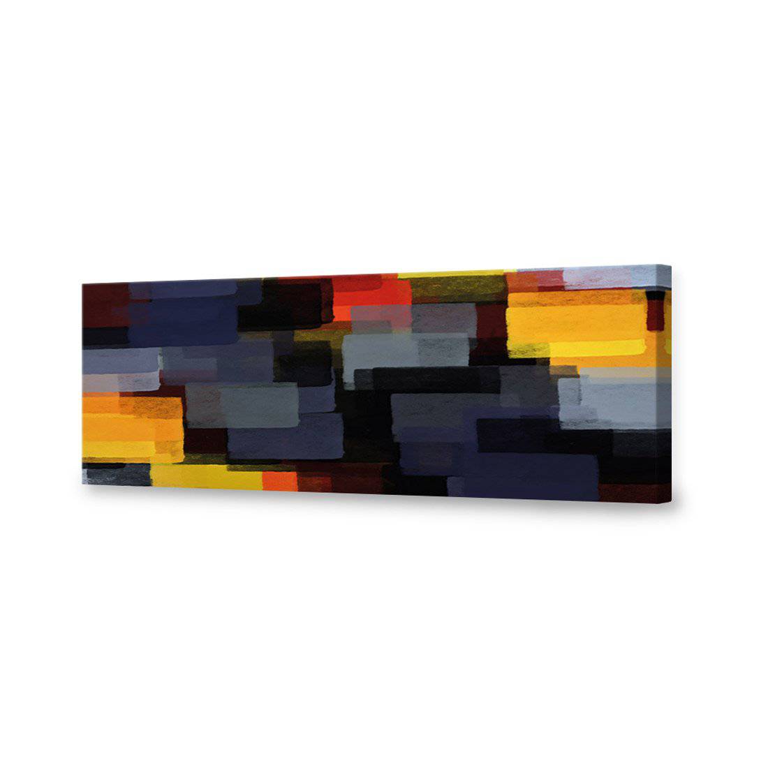Colliding Blocks | Classic Canvas | No Frame | Stretched Canvas