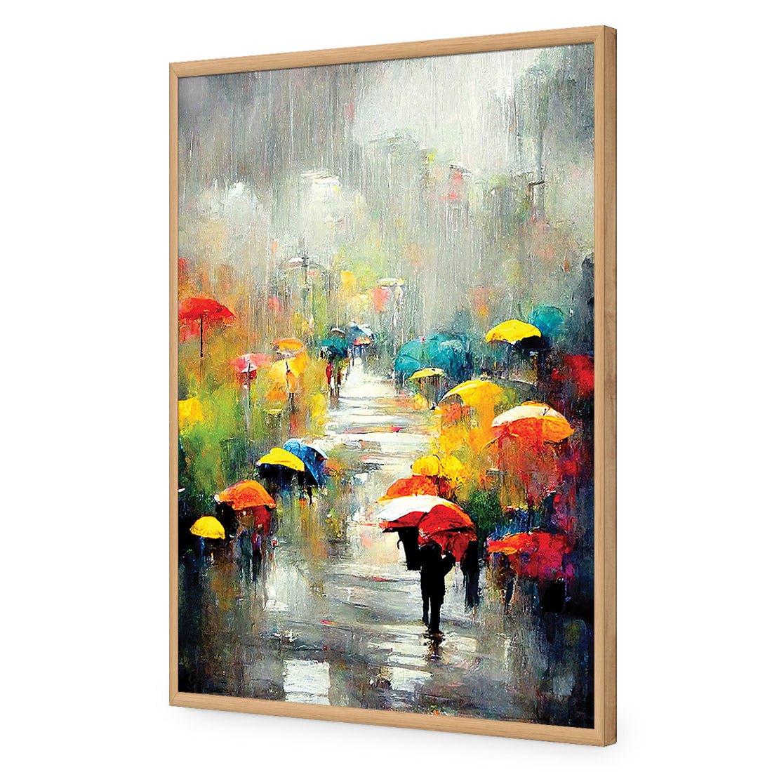 Colour Rain - Wall Art Designs - WH_1006_AR_V WAD_AP - 030 - EDG_45x30_S - 2538 - OAK