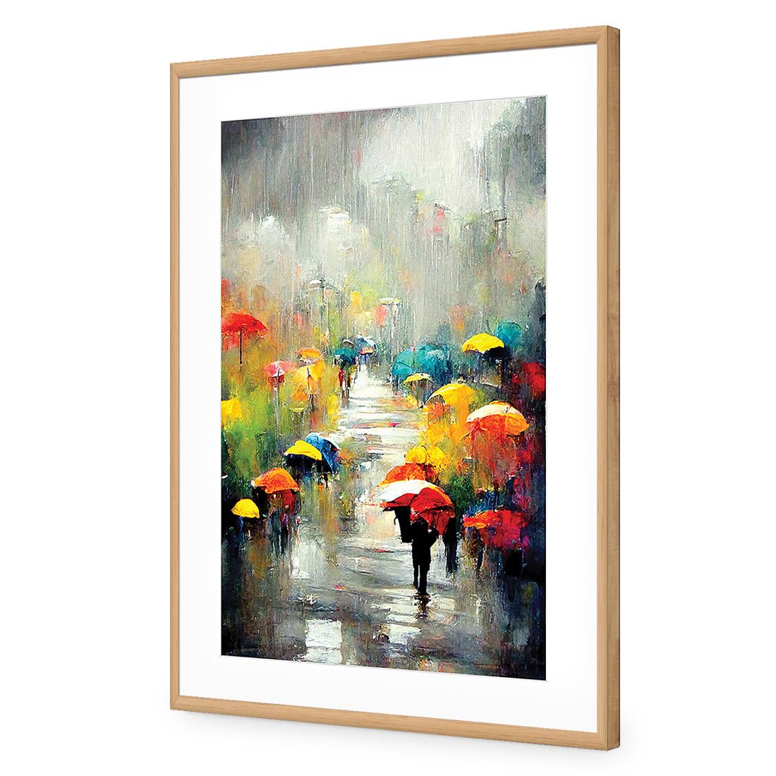 Colour Rain - Wall Art Designs - WH_1006_AR_V WAD_AP - 030 - MAT_45x30_S - 2538 - OAK