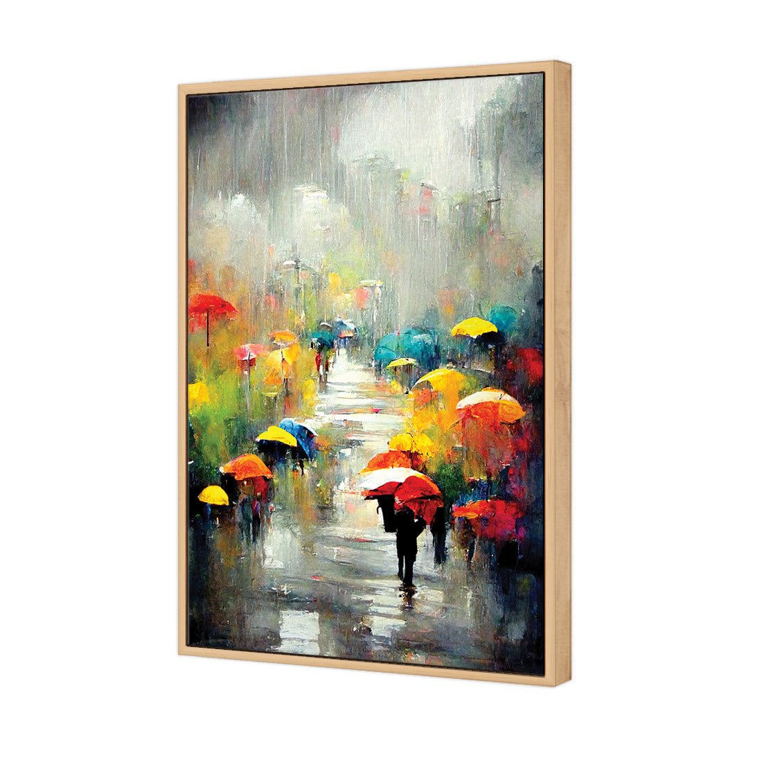 Colour Rain - Wall Art Designs - WH_1006_AR_V WAD_CP - MPY - 260 - M - S - S_45x30_S - 1550 - OAK