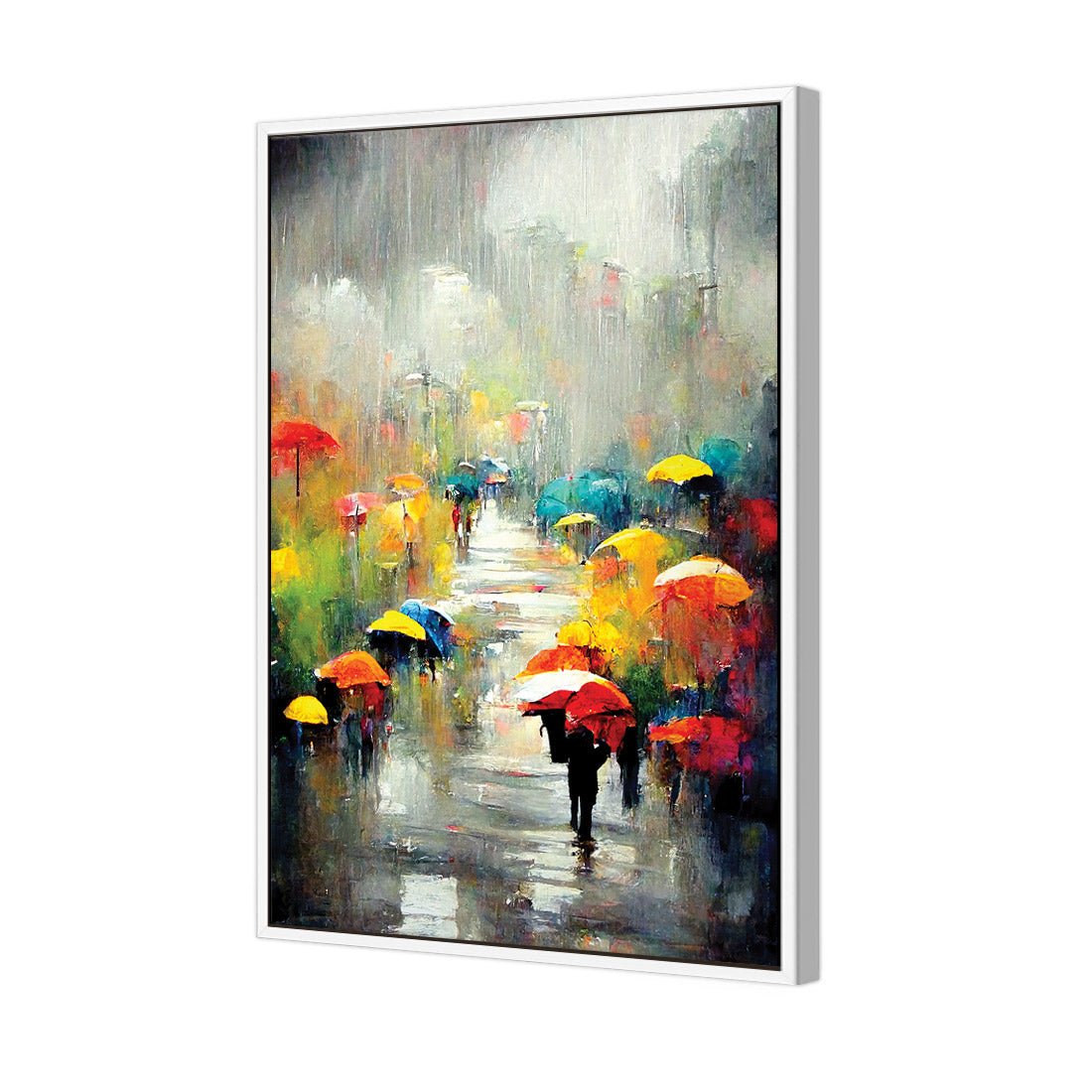 Colour Rain - Wall Art Designs - WH_1006_AR_V WAD_CP - MPY - 260 - M - S - S_45x30_S - 1550 - WHT