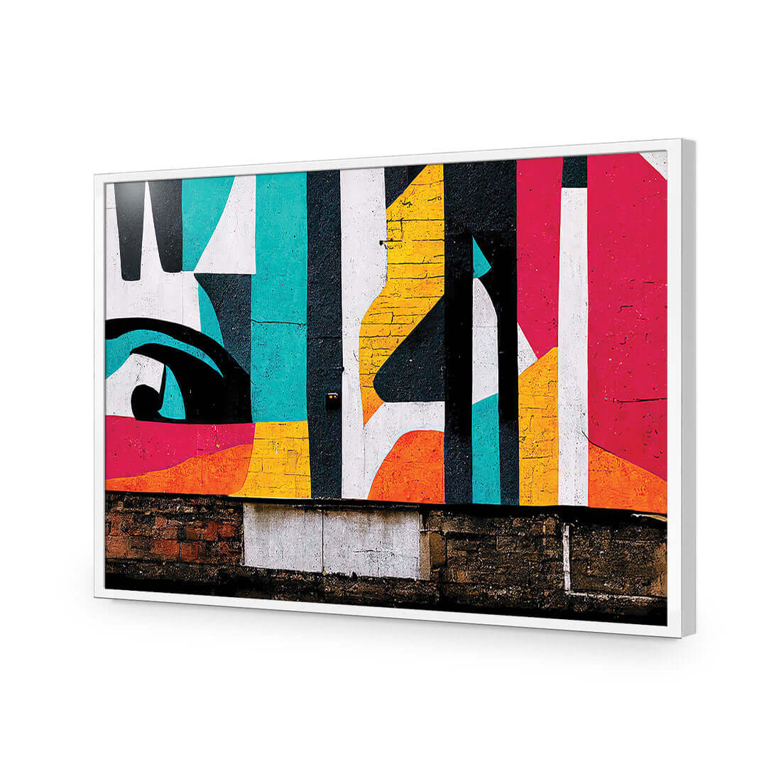 Coloured Brick - Wall Art Designs - WH_1087_AR_H WAD_AP - 030 - EDG_45x30_S - 2538 - WHT