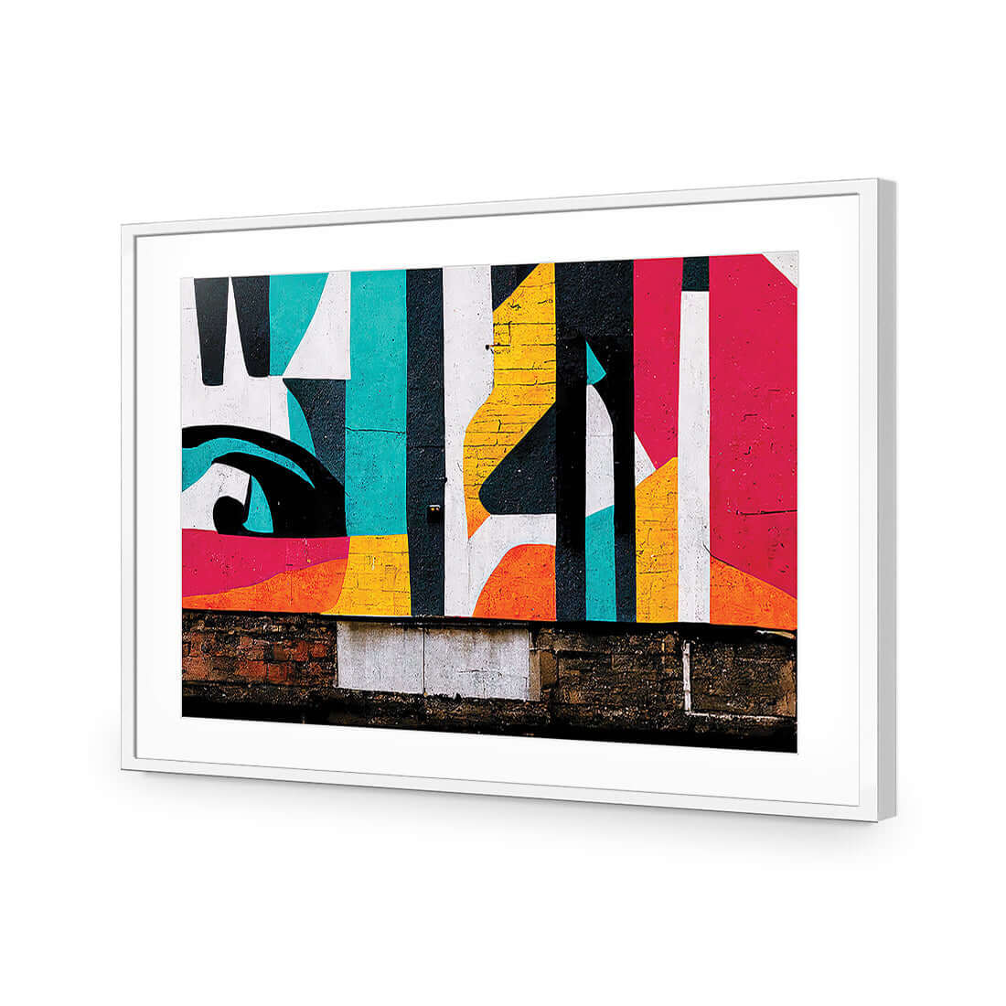 Coloured Brick - Wall Art Designs - WH_1087_AR_H WAD_AP - 030 - MAT_45x30_S - 2538 - WHT