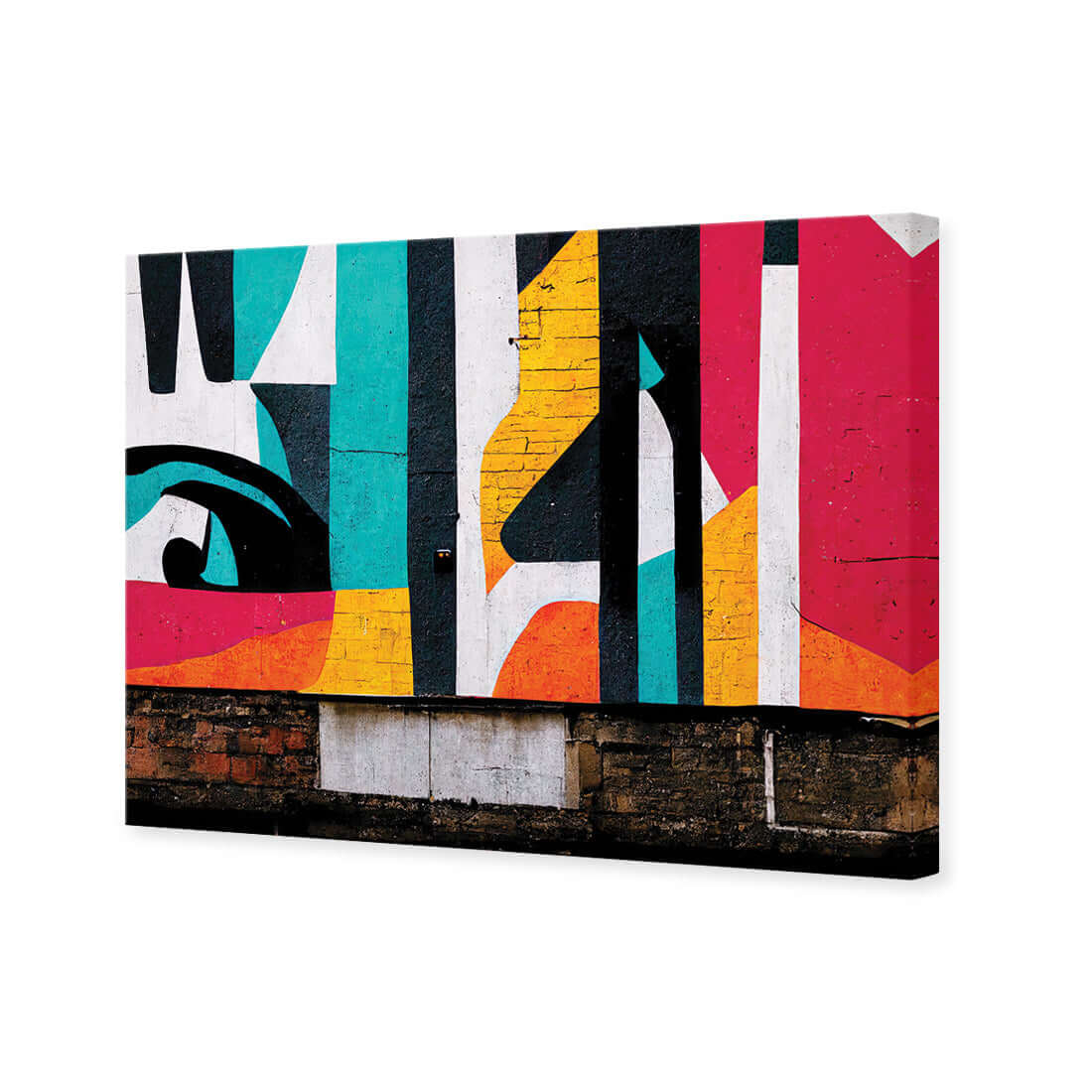 Coloured Brick - Wall Art Designs - WH_1087_AR_H WAD_CP - MPY - 260 - M - S - S_45x30_NONE