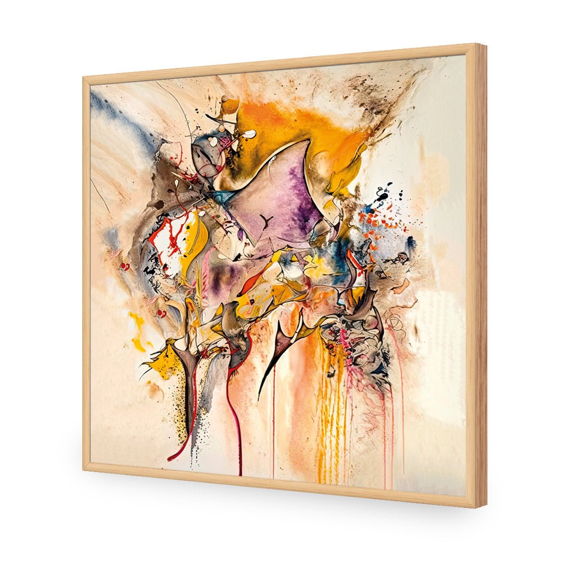 Colourful Chaos I - Wall Art Designs - WB_100944_AS_Q CAF_AP - 030 - EDG_37x37_S - 2538 - OAK