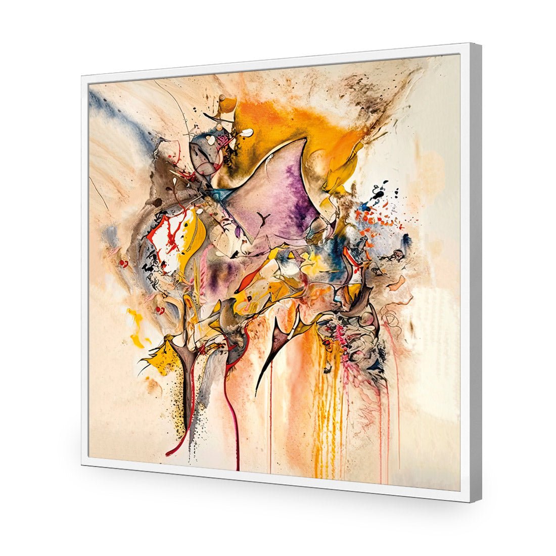 Colourful Chaos I - Wall Art Designs - WB_100944_AS_Q CAF_AP - 030 - EDG_37x37_S - 2538 - WHT