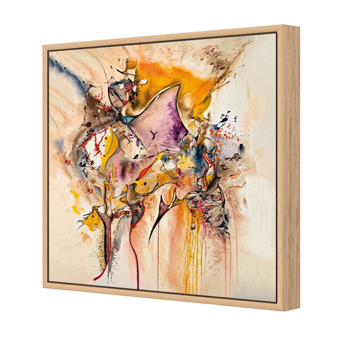 Colourful Chaos I - Wall Art Designs - WB_100944_AS_Q CAF_CP - MPY - 260 - M - S - S_37x37_S - 1550 - OAK