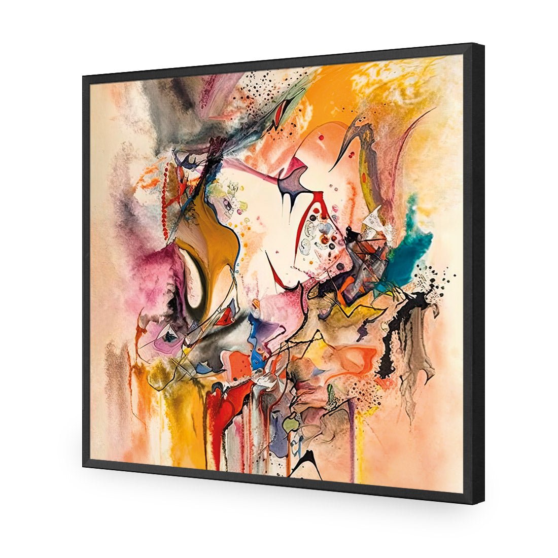 Colourful Chaos II - Wall Art Designs - WB_100951_AS_Q CAF_AP - 030 - EDG_37x37_S - 2538 - BLK