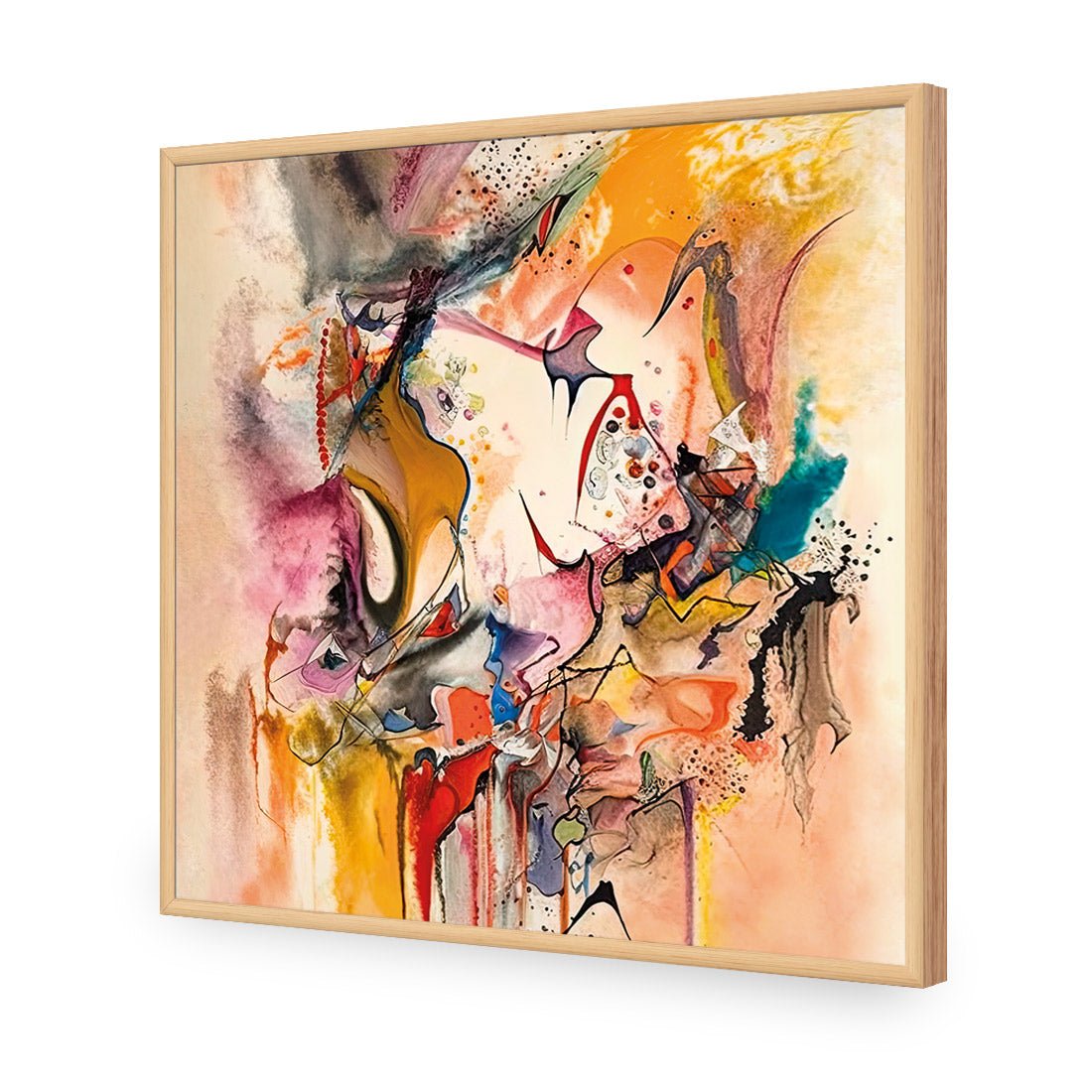 Colourful Chaos II - Wall Art Designs - WB_100951_AS_Q CAF_AP - 030 - EDG_37x37_S - 2538 - OAK