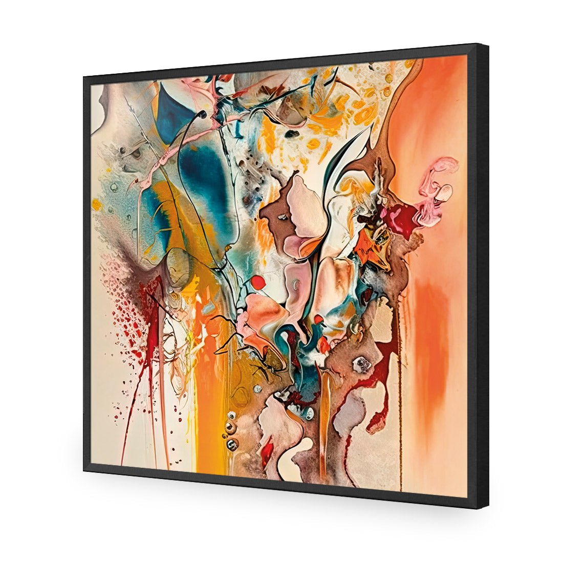 Colourful Chaos III - Wall Art Designs - WB_100954_AS_Q CAF_AP - 030 - EDG_37x37_S - 2538 - BLK