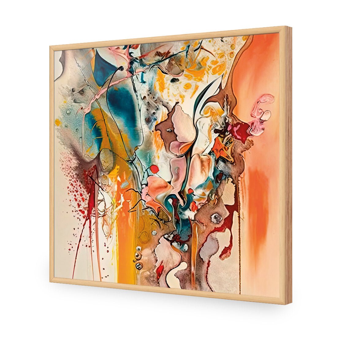 Colourful Chaos III - Wall Art Designs - WB_100954_AS_Q CAF_AP - 030 - EDG_37x37_S - 2538 - OAK