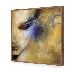 Contemplating (square) | Classic Acrylic | Flat Frame No Border | Natural