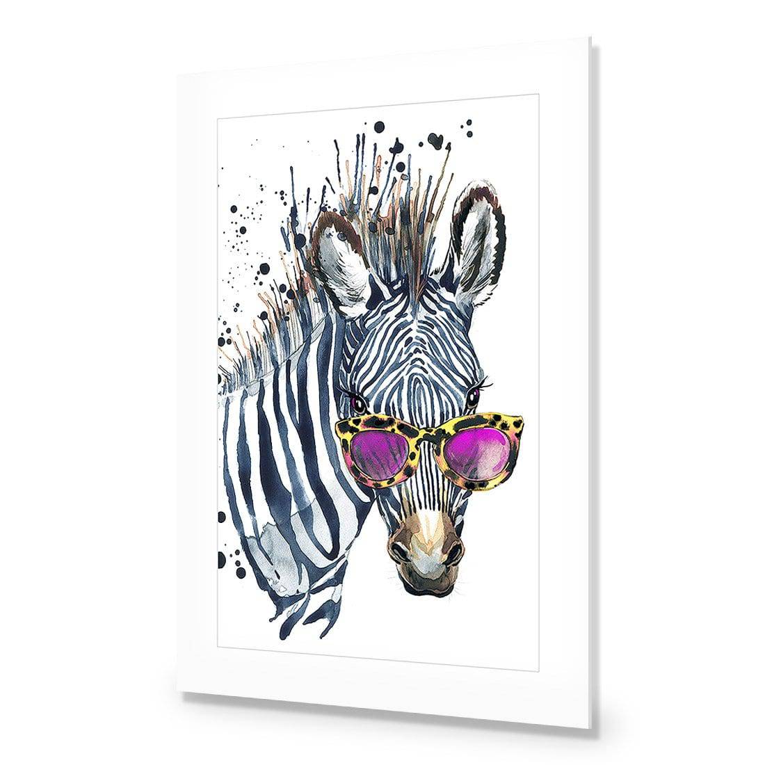Cool Zebra | Classic Acrylic | No Frame With Border