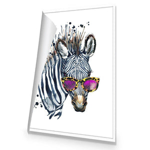 Cool Zebra | Classic Canvas | No Frame | Rolled Canvas
