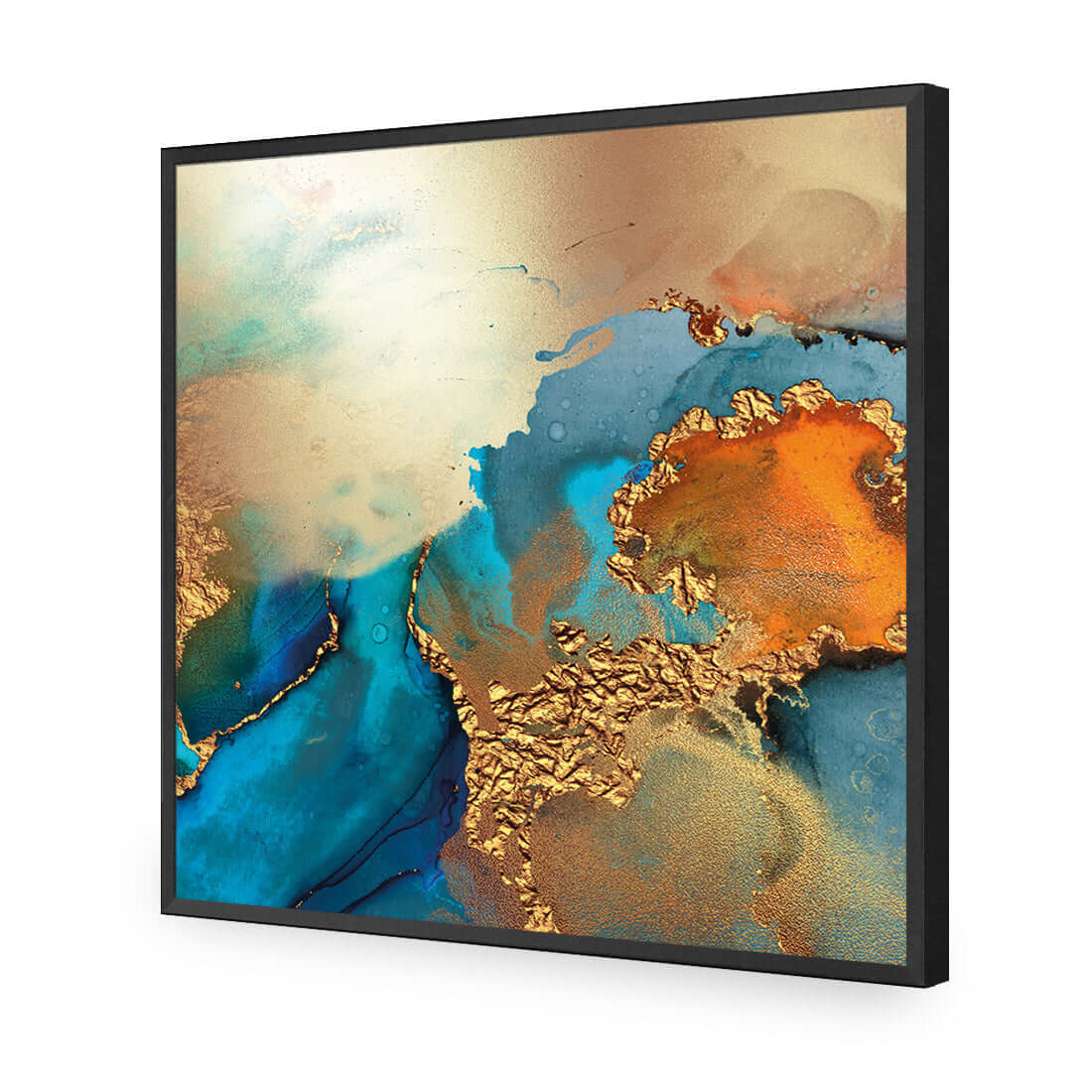 Copper Gold Quarry 2 - Wall Art Designs - 3634_AS_Q WAD_AP - 030 - EDG_37x37_S - 2538 - BLK