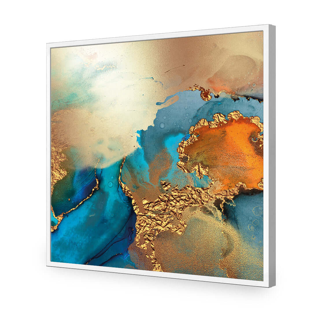 Copper Gold Quarry 2 - Wall Art Designs - 3634_AS_Q WAD_AP - 030 - EDG_37x37_S - 2538 - WHT