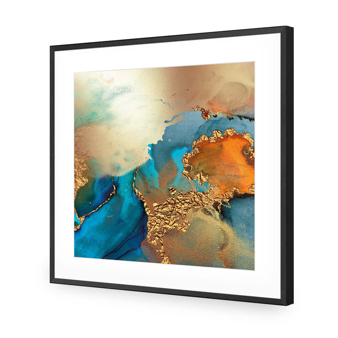 Copper Gold Quarry 2 - Wall Art Designs - 3634_AS_Q WAD_AP - 030 - MAT_37x37_S - 2538 - BLK