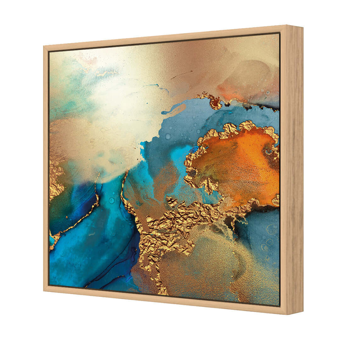 Copper Gold Quarry 2 - Wall Art Designs - 3634_AS_Q WAD_CP - MPY - 260 - M - S - S_37x37_S - 1550 - OAK