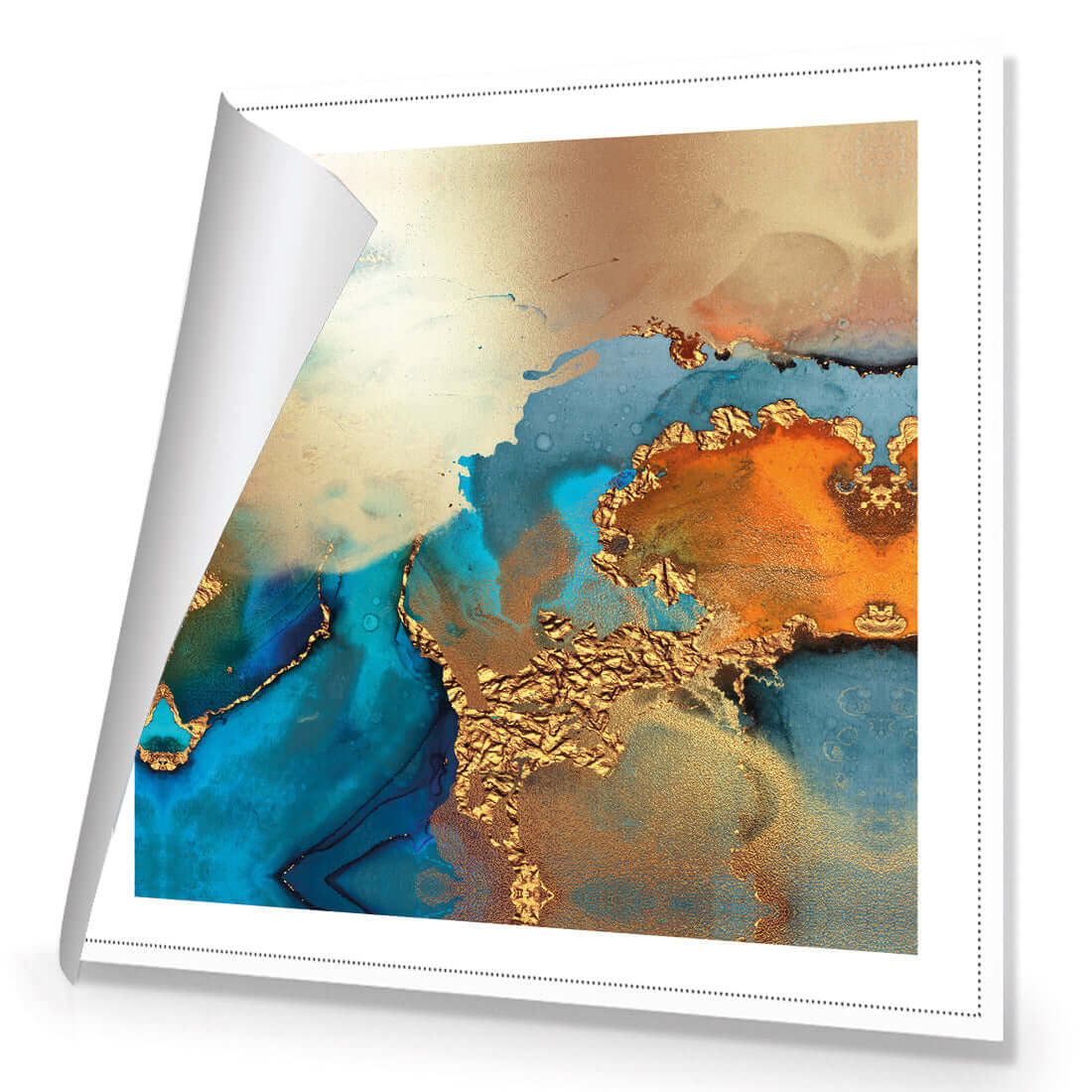 Copper Gold Quarry 2 - Wall Art Designs - 3634_AS_Q WAD_CP - MPY - 260 - M - R_37x37_NONE