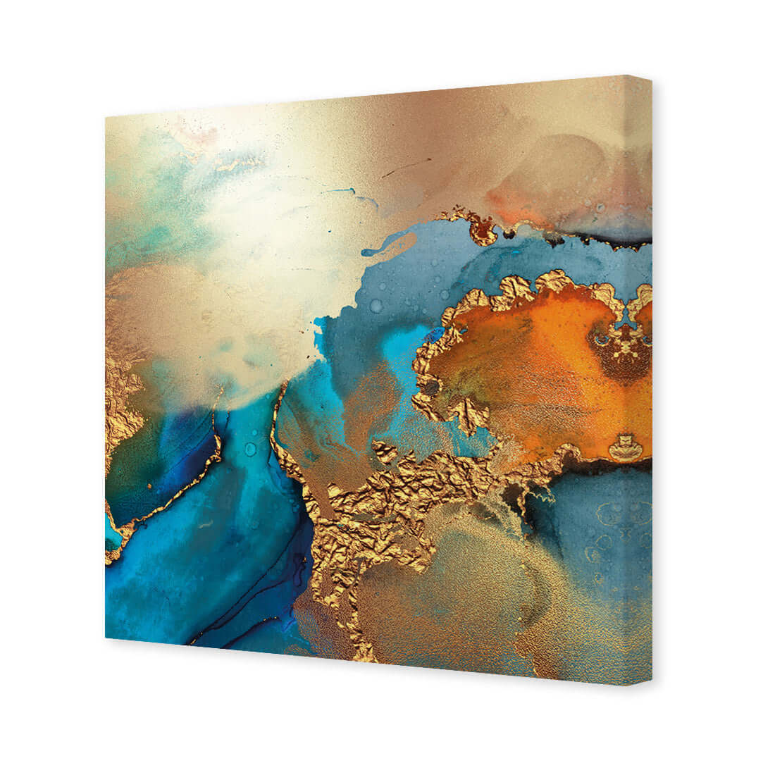 Copper Gold Quarry 2 - Wall Art Designs - 3634_AS_Q WAD_CP - MPY - 260 - M - S - S_37x37_NONE