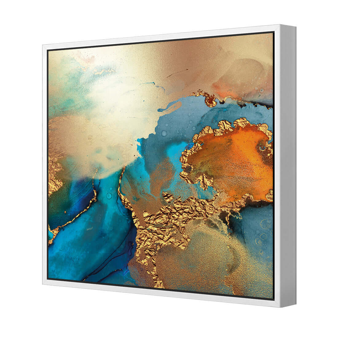 Copper Gold Quarry 2 - Wall Art Designs - 3634_AS_Q WAD_CP - MPY - 260 - M - S - S_37x37_S - 1550 - WHT