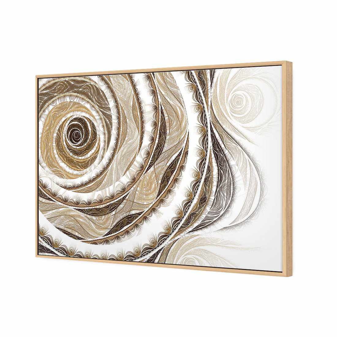 Copper Rose | Standard Canvas | Floating Frame | Oak