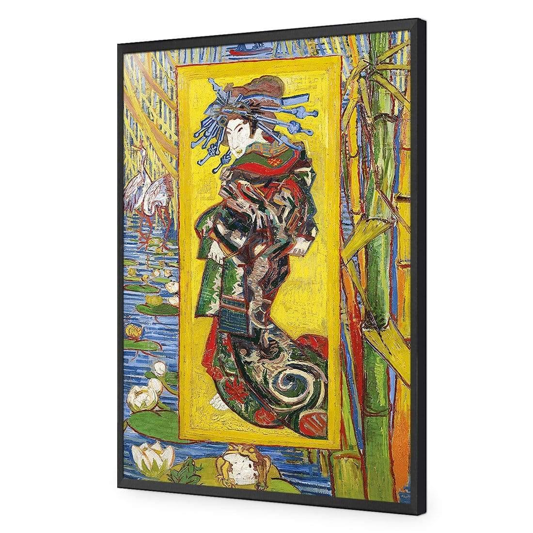 Courtesan After Eisen By Van Gogh - Wall Art Designs - 1699_AR_V WAD_AP - 030 - EDG_45x30_S - 2538 - BLK