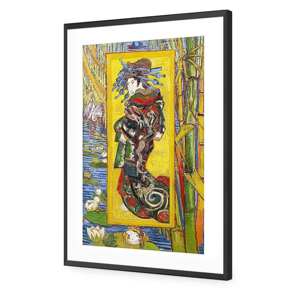 Courtesan After Eisen By Van Gogh - Wall Art Designs - 1699_AR_V WAD_AP - 030 - MAT_45x30_S - 2538 - BLK