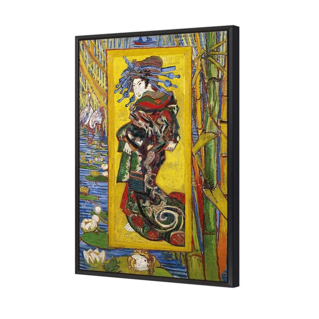 Courtesan After Eisen By Van Gogh - Wall Art Designs - 1699_AR_V WAD_CP - MPY - 260 - M - S - S_45x30_S - 1550 - BLK