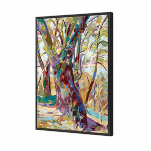 Crafted Tree | Standard Canvas | Floating Frame | Black