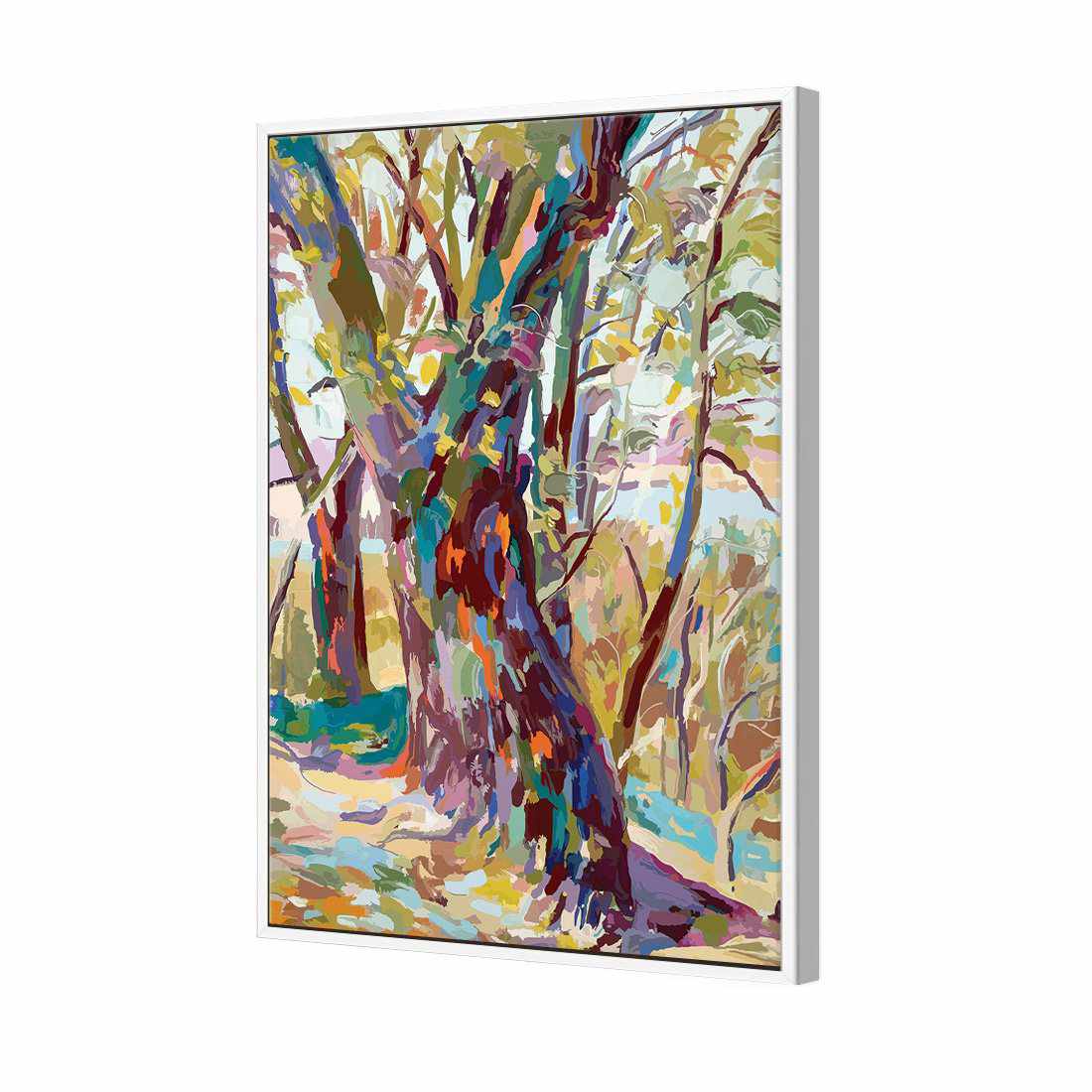 Crafted Tree Canvas Art - Wall Art Designs - 2396_AR_V WAD_CP - MPY - 260 - M - S - S_45x30_S - 1550 - WHT