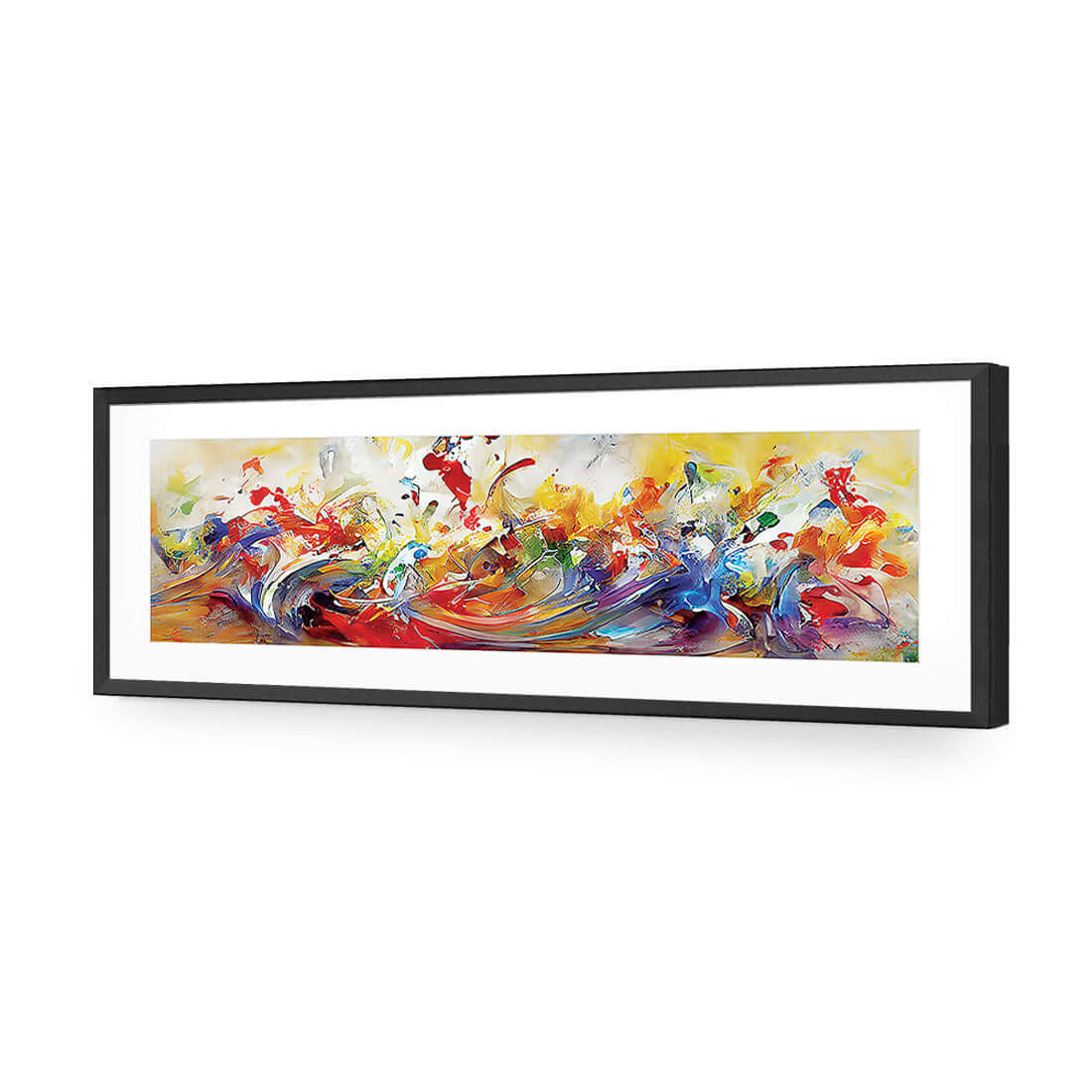 Crash of Colour 3 - Wall Art Designs - WB_100109_AL_H WAD_AP - 030 - MAT_90x30_S - 2538 - BLK