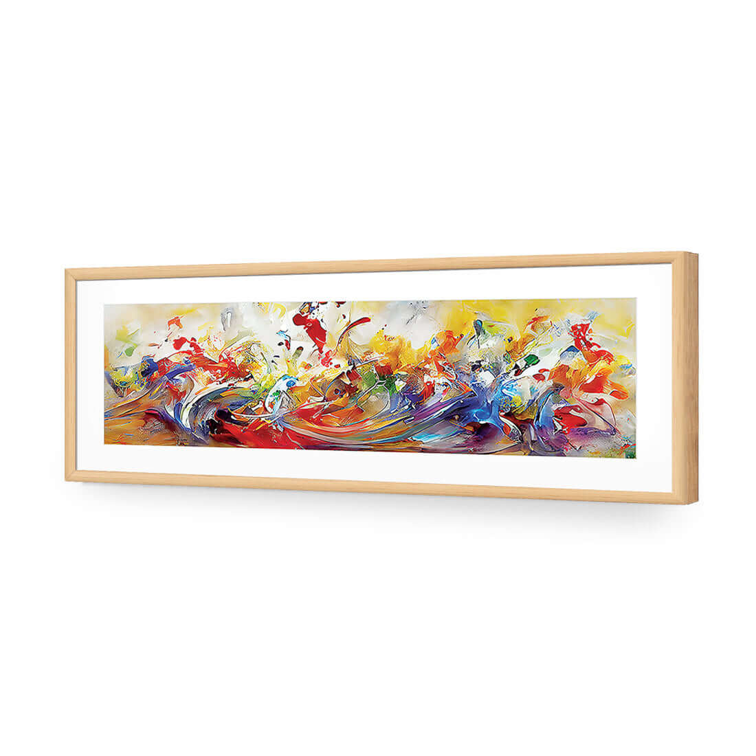 Crash of Colour 3 - Wall Art Designs - WB_100109_AL_H WAD_AP - 030 - MAT_90x30_S - 2538 - OAK