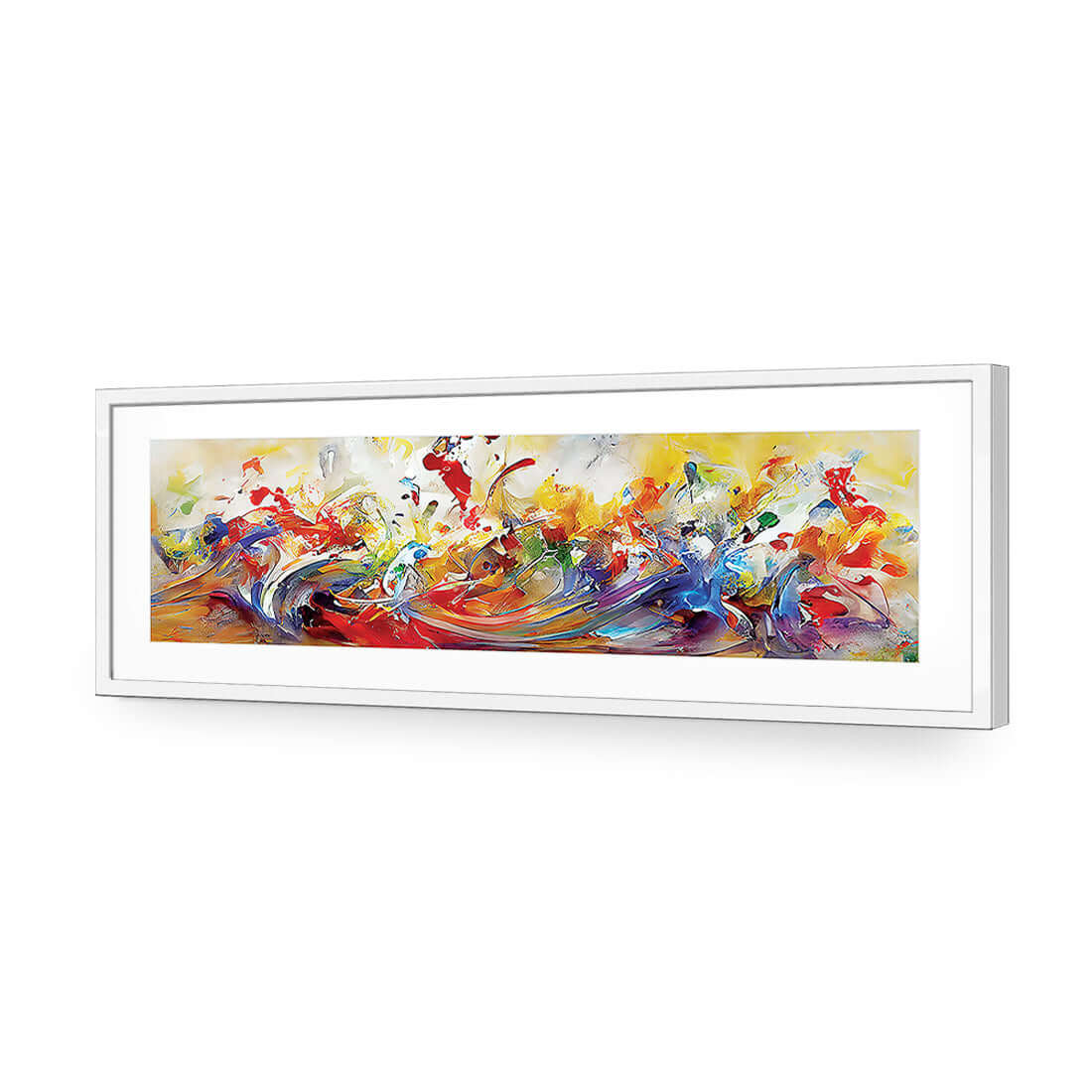 Crash of Colour 3 - Wall Art Designs - WB_100109_AL_H WAD_AP - 030 - MAT_90x30_S - 2538 - WHT