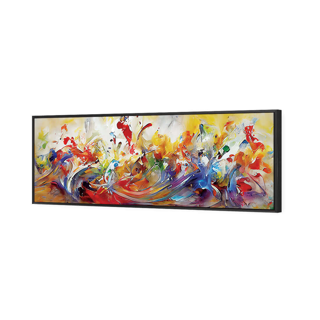 Crash of Colour 3 - Wall Art Designs - WB_100109_AL_H WAD_CP - MPY - 260 - M - S - S_60x20_S - 1550 - BLK