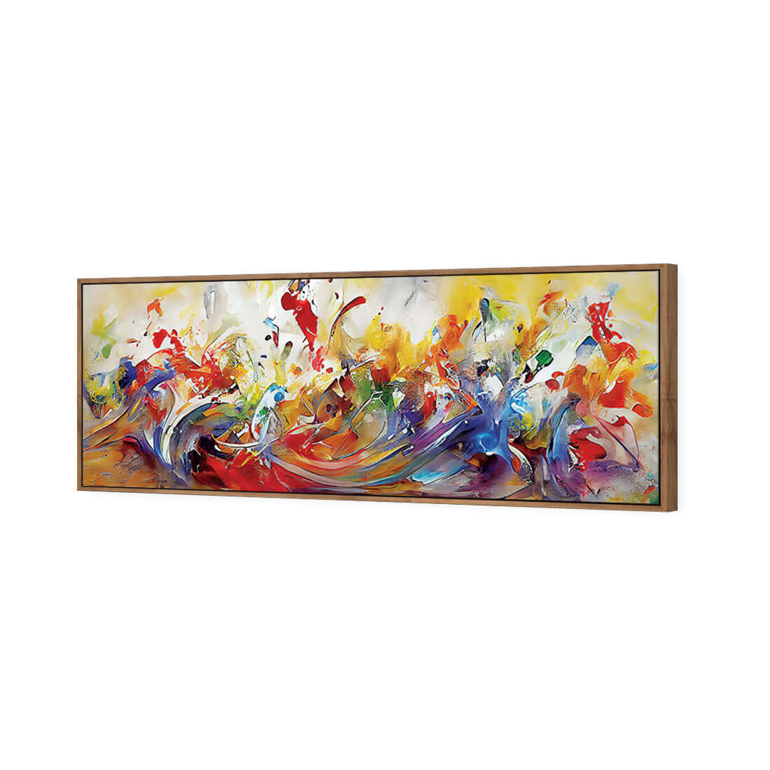 Crash of Colour 3 - Wall Art Designs - WB_100109_AL_H WAD_CP - MPY - 260 - M - S - S_60x20_S - 1550 - NAT