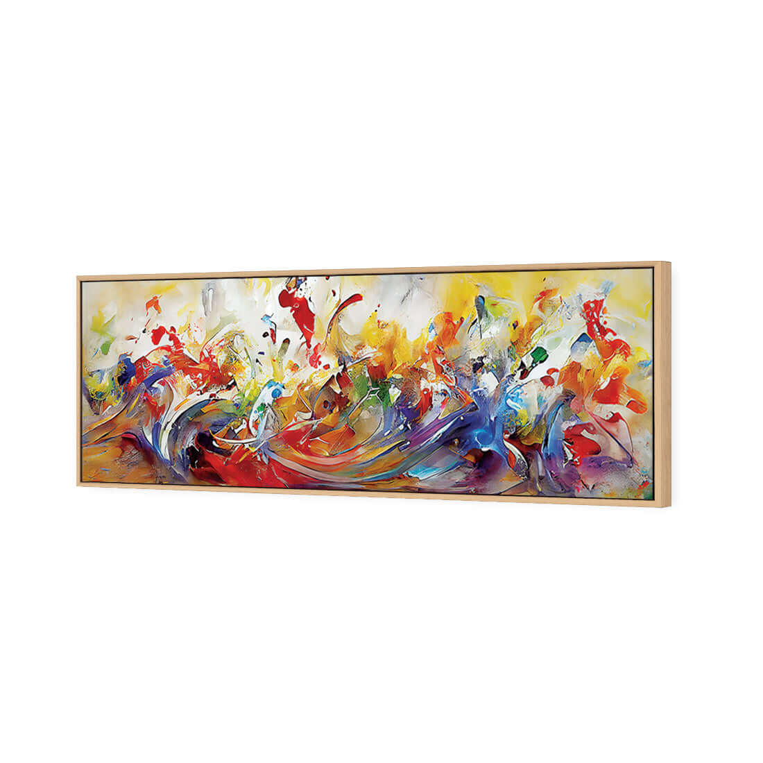 Crash of Colour 3 - Wall Art Designs - WB_100109_AL_H WAD_CP - MPY - 260 - M - S - S_60x20_S - 1550 - OAK