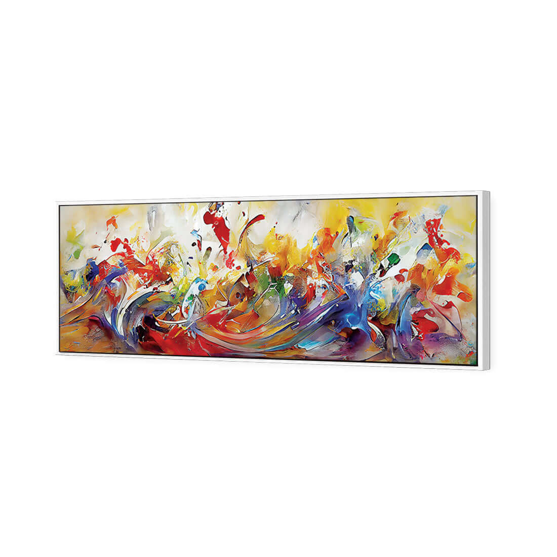 Crash of Colour 3 - Wall Art Designs - WB_100109_AL_H WAD_CP - MPY - 260 - M - S - S_60x20_S - 1550 - WHT