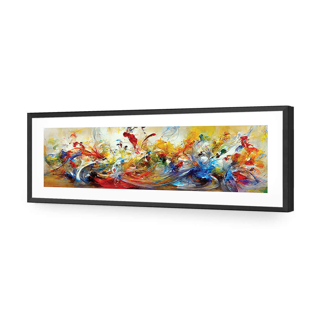 Crash of Colour 5 - Wall Art Designs - WB_100112_AL_H WAD_AP - 030 - MAT_90x30_S - 2538 - BLK