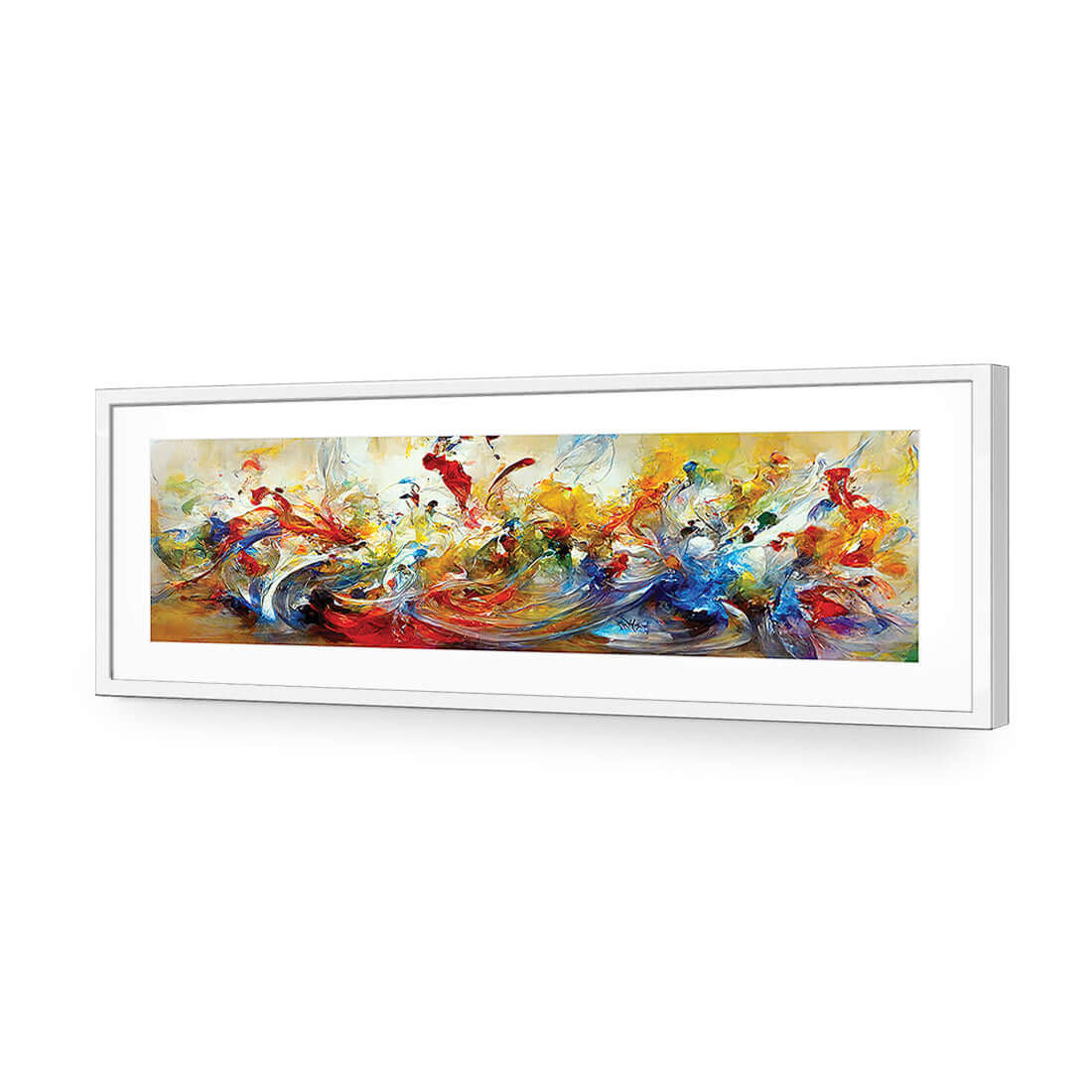 Crash of Colour 5 - Wall Art Designs - WB_100112_AL_H WAD_AP - 030 - MAT_90x30_S - 2538 - WHT