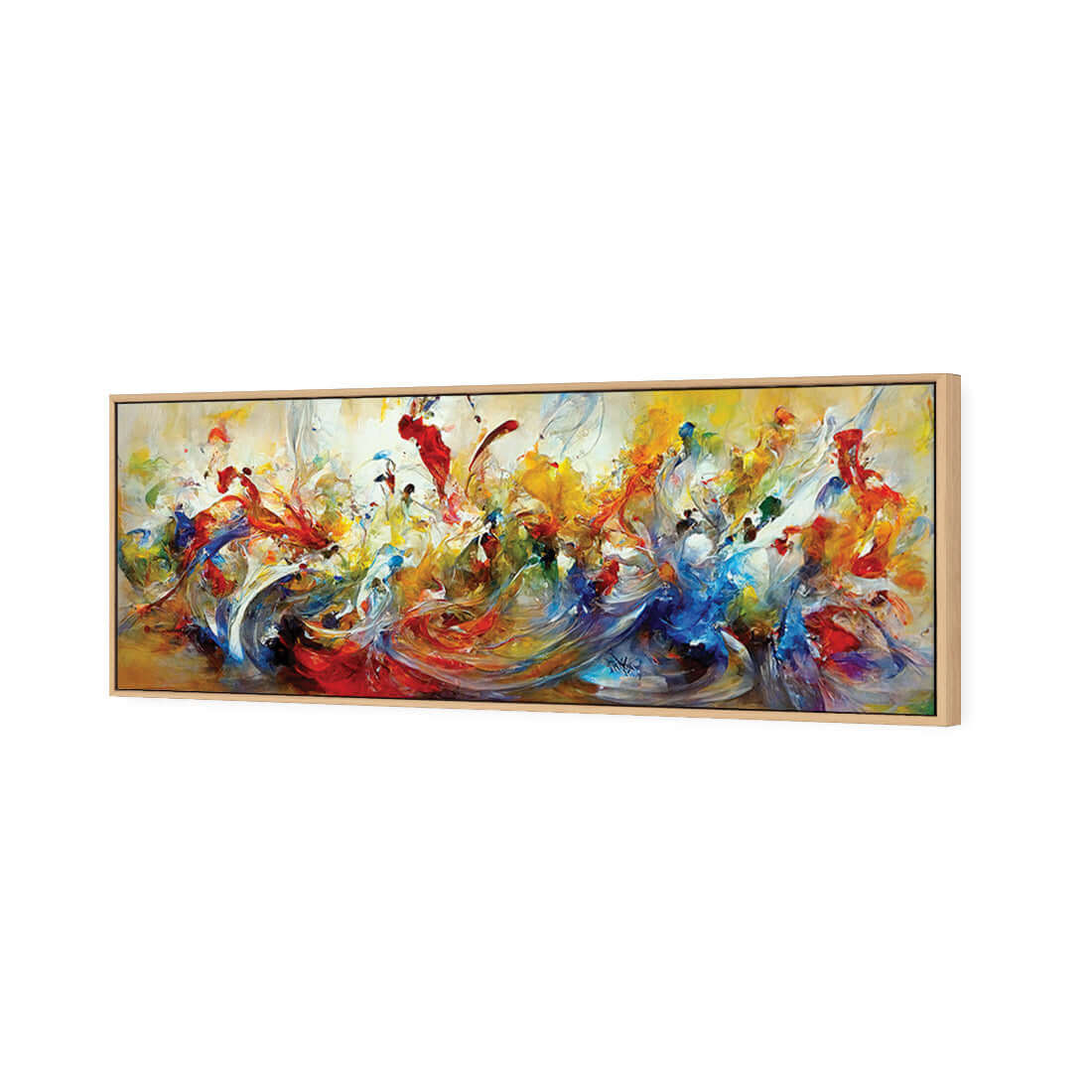 Crash of Colour 5 - Wall Art Designs - WB_100112_AL_H WAD_CP - MPY - 260 - M - S - S_60x20_S - 1550 - OAK