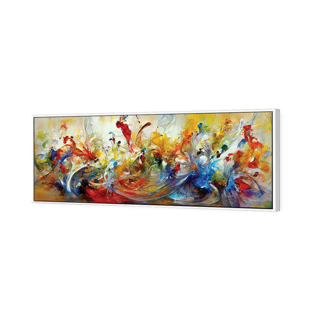 Crash of Colour 5 - Wall Art Designs - WB_100112_AL_H WAD_CP - MPY - 260 - M - S - S_60x20_S - 1550 - WHT