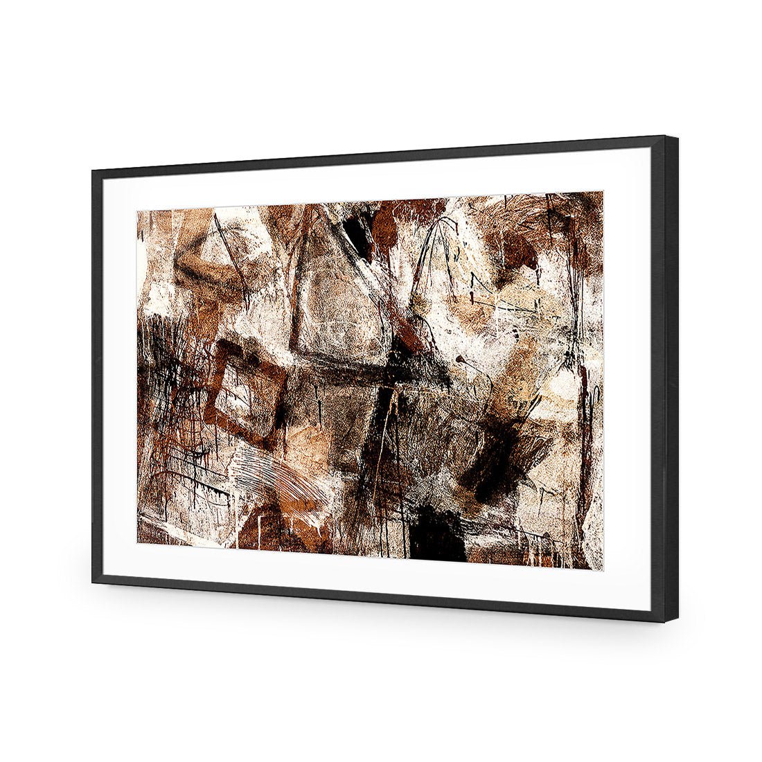 Craze of Brown - Wall Art Designs - 1732_AR_H WAD_AP - 030 - MAT_45x30_S - 2538 - BLK