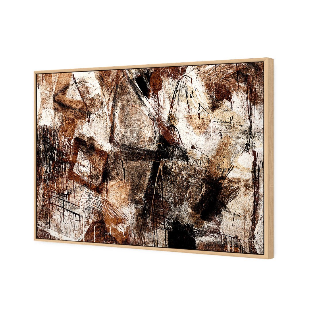 Craze of Brown - Wall Art Designs - 1732_AR_H WAD_CP - MPY - 260 - M - S - S_45x30_S - 1550 - OAK