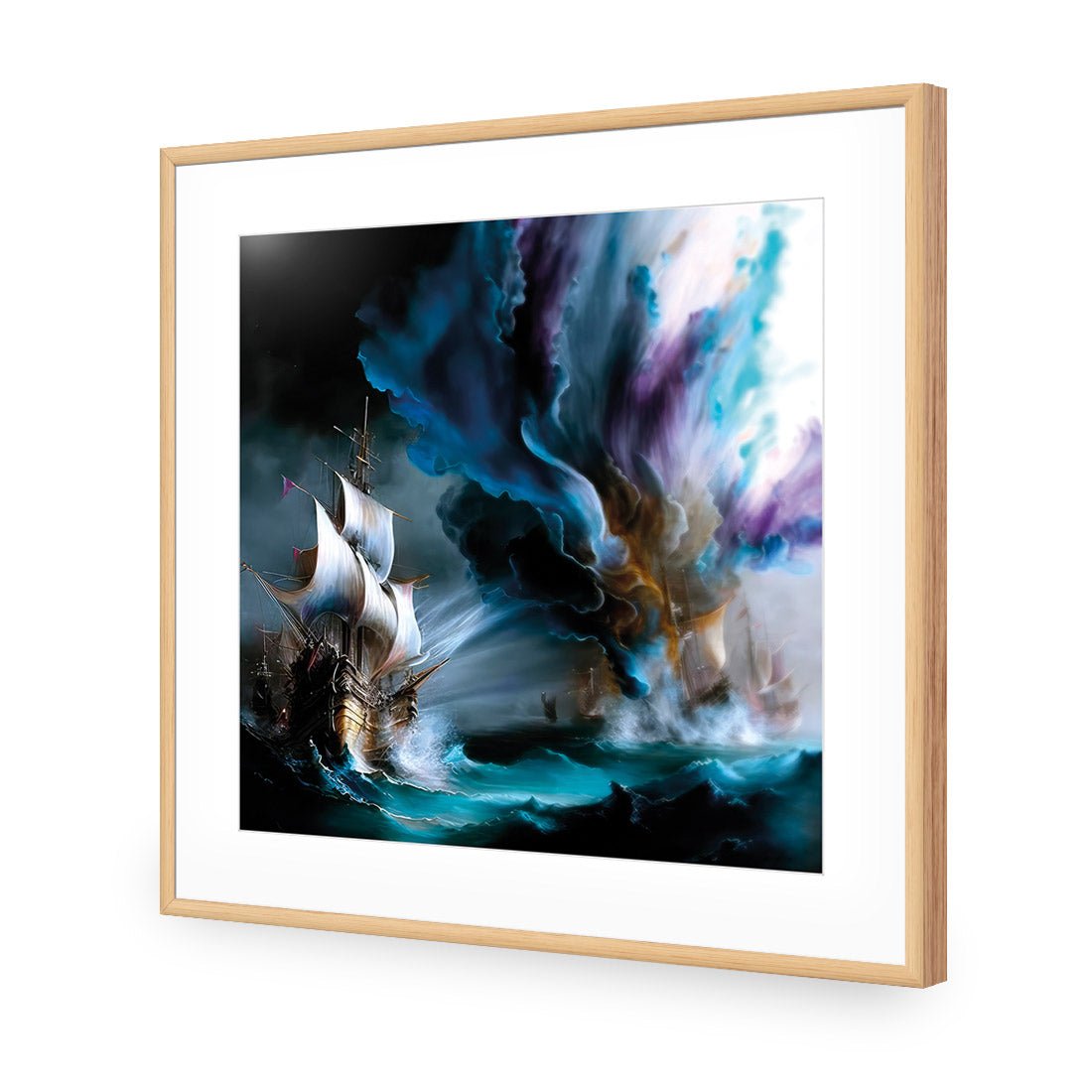 Curse of the Seven Seas - Wall Art Designs - WB_100769_AS_Q CAF_AP - 030 - MAT_37x37_S - 2538 - OAK