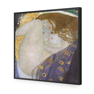 Danae by Gustav Klimt - Wall Art Designs - 3867_AS_Q WAD_AP - 030 - EDG_37x37_S - 2538 - BLK