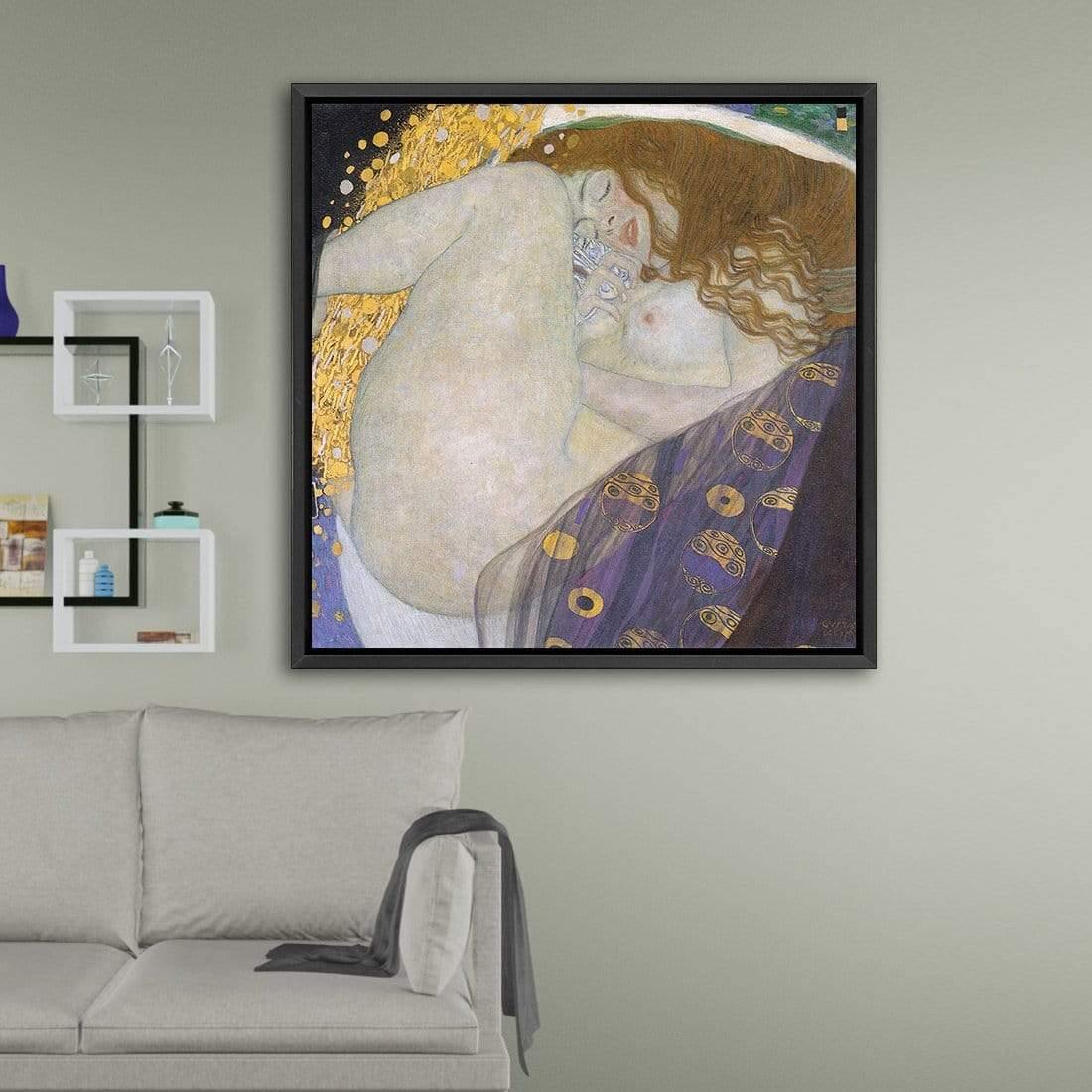 Danae by Gustav Klimt - Wall Art Designs - 3867_AS_Q WAD_CP - MPY - 260 - M - S - S_37x37_NONE