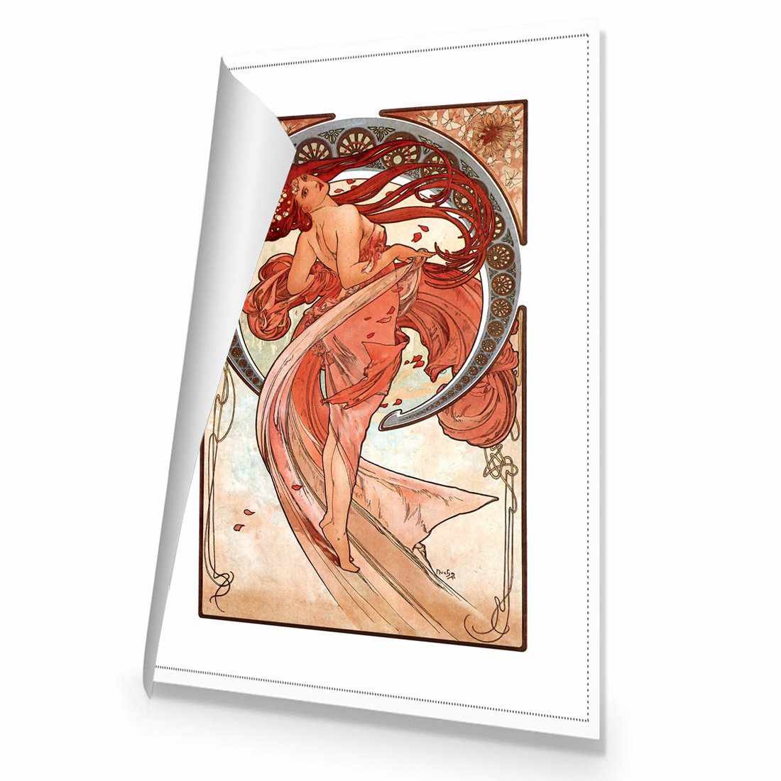 Dance By Alphonse Mucha Canvas Art - Wall Art Designs - 964_AR_V WAD_CP - MPY - 260 - M - R_45x30_NONE_ART