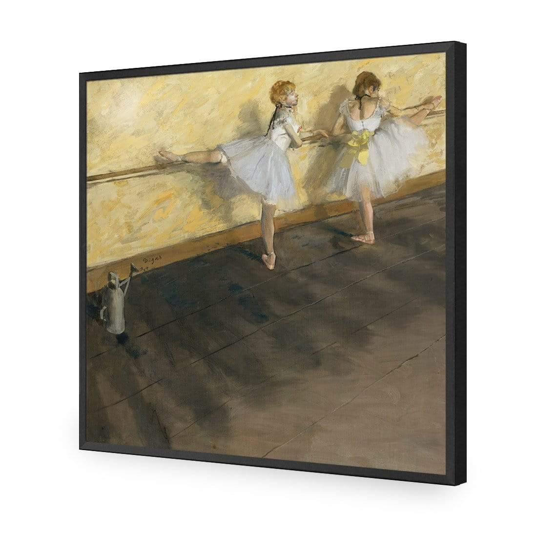 Dancers Practicing at the Barre By Edgar Degas - Wall Art Designs - 3301_AS_Q WAD_AP - 030 - EDG_37x37_S - 2538 - BLK