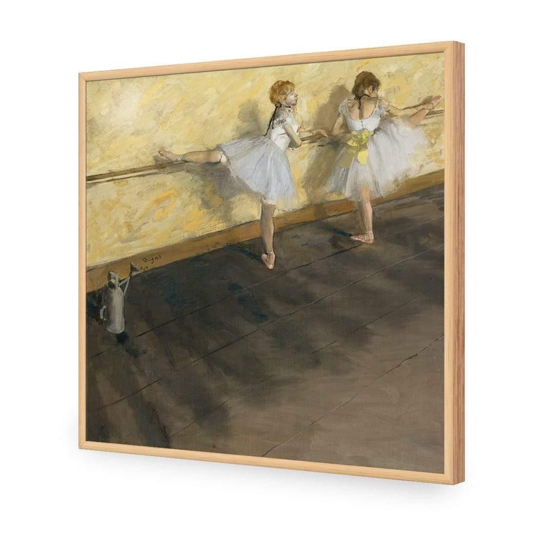 Dancers Practicing at the Barre By Edgar Degas - Wall Art Designs - 3301_AS_Q WAD_AP - 030 - EDG_37x37_S - 2538 - OAK